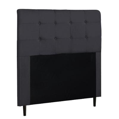Cabeceira de Casal Queen 160cm Luna I02 Suede Cinza