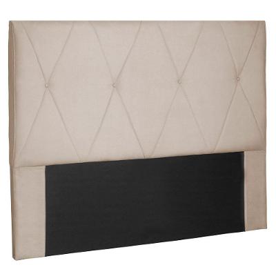 Cabeceira Solteiro 0,90m Aquilla Suede Bege