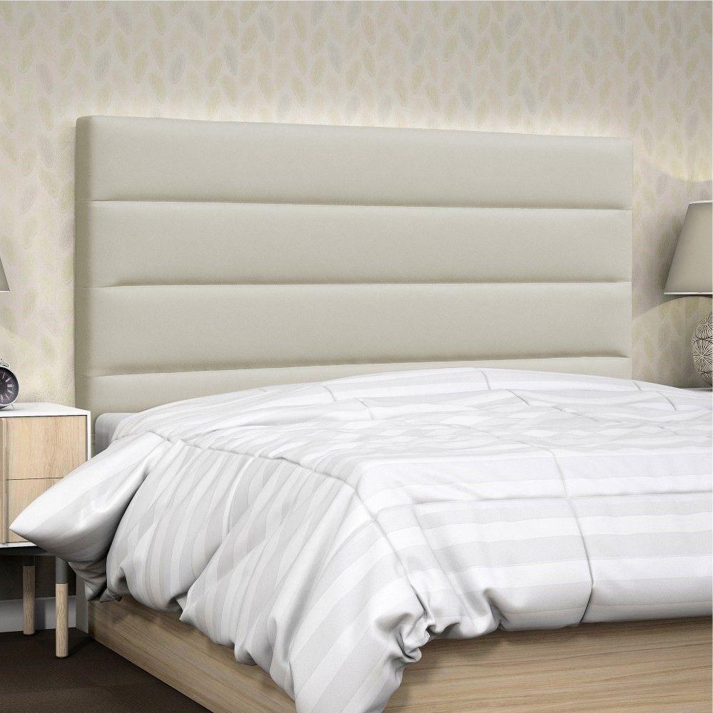 Cabeceira Quarto Queen Greta 160cm Corano Bege - 6