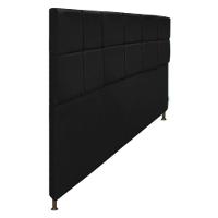 Cabeceira Estofada Damares 195 Cm King Size com Botonê Preto - 7