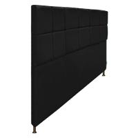 Cabeceira Estofada Damares 195 Cm King Size com Botonê Preto - 9