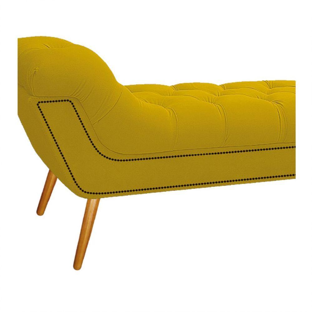 Kit Cabeceira E Calçadeira Veneza 195 Cm King Size Suede - 4