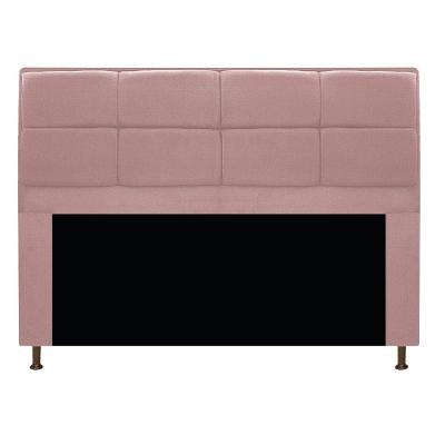 Kit Cabeceira e Calçadeira Munique 160 Cm Queen Size Rosê