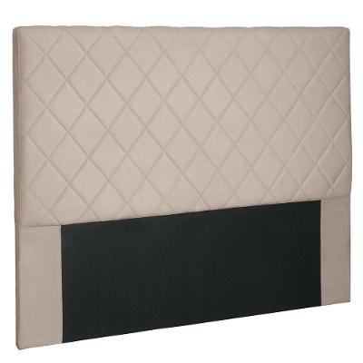 Cabeceira Solteiro 0,90m Esmeralda Suede Bege