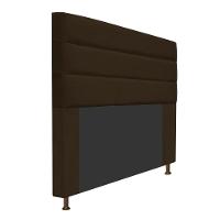 Cabeceira Estofada Turim 140cm Casal Suede Marrom - 7