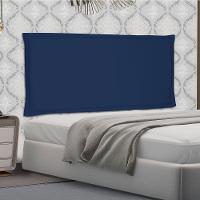 Cabeceira Painel Solteiro 0,90m Veneza Suede Azul Marinho - 5
