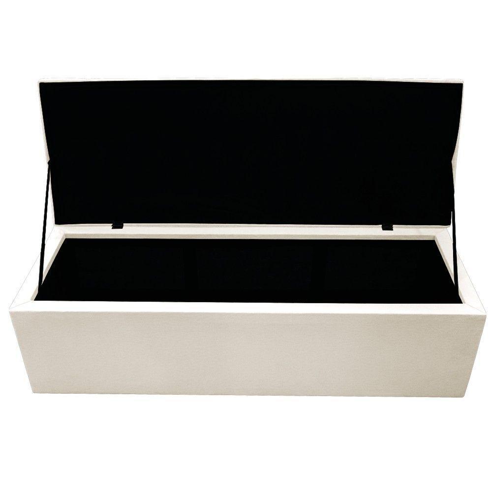 Kit Cabeceira e Calçadeira 195cm King Size Bege - 6