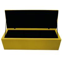 Kit Cabeceira e Calçadeira 195cm King Size Amarelo Adj Decor - 5