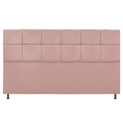 Cabeceira Estofada Damares 195 Cm King Size com Botonê Rosê