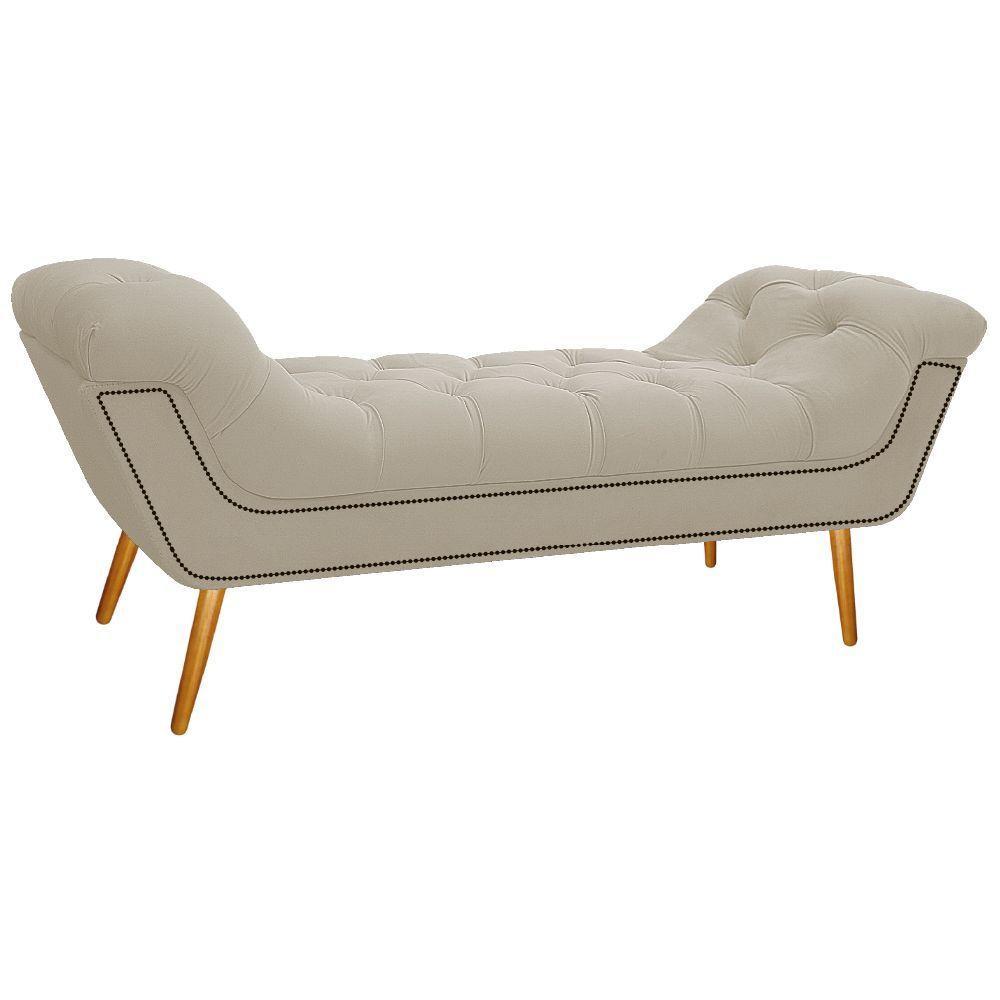 Kit Cabeceira E Calçadeira Veneza 195 Cm King Size Suede - 4