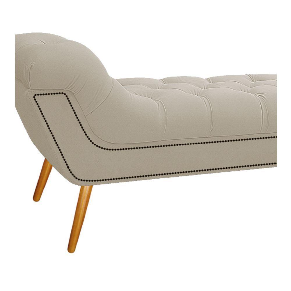 Kit Cabeceira E Calçadeira Veneza 195 Cm King Size Suede - 6