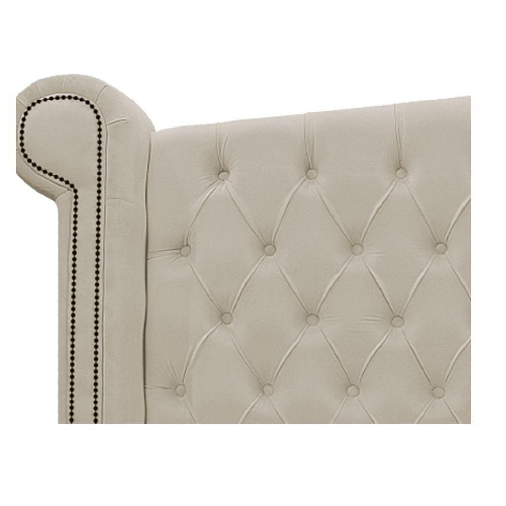 Kit Cabeceira E Calçadeira Veneza 195 Cm King Size Suede - 7