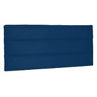 Cabeceira Painel Solteiro 0,90m La Italiana Suede Azul Marinho - 1