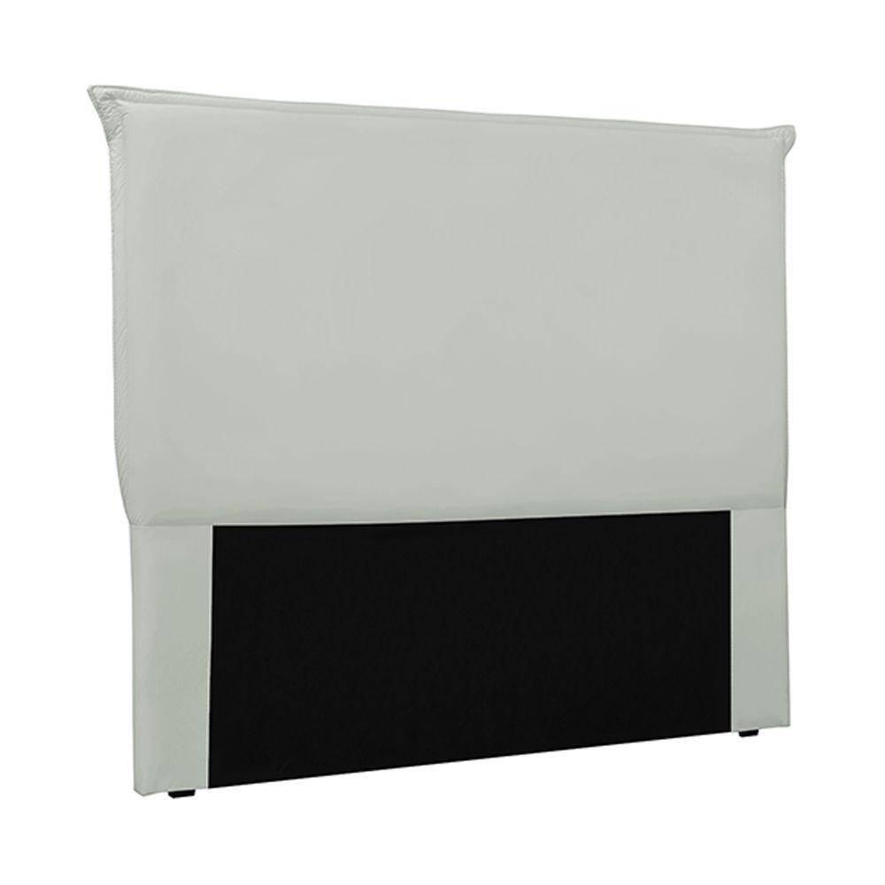 Cabeceira King Size 1,95m Trento Veludo Prata Gran Belo - 1