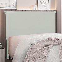 Cabeceira King Size 1,95m Trento Veludo Prata Gran Belo - 2