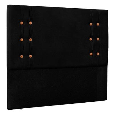Cabeceira King 1,95m Genova Suede Preto