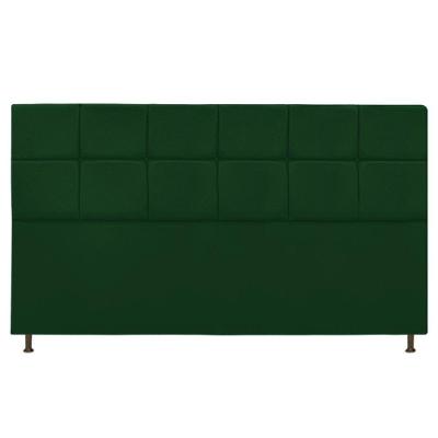 Cabeceira Estofada Damares 195 Cm King Size Verde