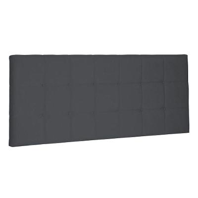 Cabeceira Painel Solteiro 0,90m Verona Suede Cinza