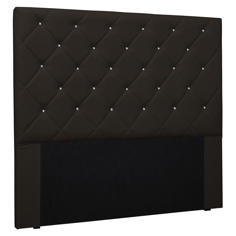 Cabeceira Solteiro 0,90m Tânia Corano Marrom - 1