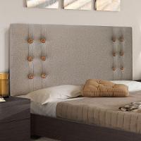 Cabeceira Queen 1,60m Genova Linho Rústico Areia - 4