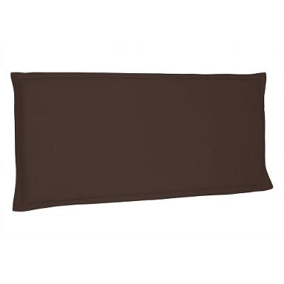 Cabeceira Painel Solteiro 0,90m Veneza Suede Marrom Café