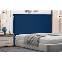 Cabeceira Queen 1,60m Veneza Suede Azul Marinho