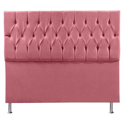 Cabeceira Queen 1,60m Suede Rosa