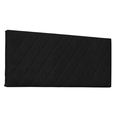 Cabeceira Painel Solteiro 0,90m Esmeralda Corano Preto