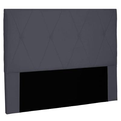Cabeceira Solteiro 0,90m Aquilla Suede Cinza