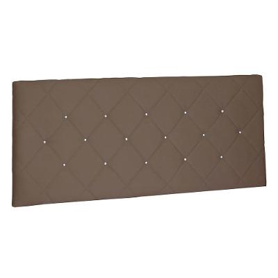 Cabeceira Painel Solteiro 0,90m Tânia Suede Caramelo