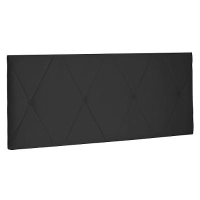 Cabeceira Painel King 1,95m Aquilla Suede Preto