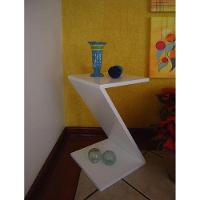Mesa Z Lateral de Apoio ou Mesa de Cabeceira Branco Laca - 2