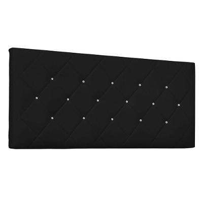 Cabeceira Painel Solteiro 0,90m Tânia Corano Preto