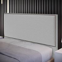 Cabeceira Box Casal Com Tachas 140cm L02 Cinza - 7