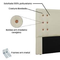 Cabeceira Solteiro 0,90m Genova Corano Marfim - 2
