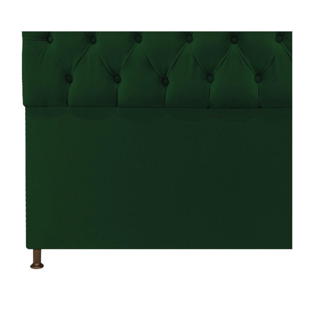 Cabeceira Sofia 195 Cm King Size Suede Verde - Doce Sonho Móveis - 3