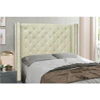 Cabeceira Casal 1,40m Vicenza Linho Rústico Natural