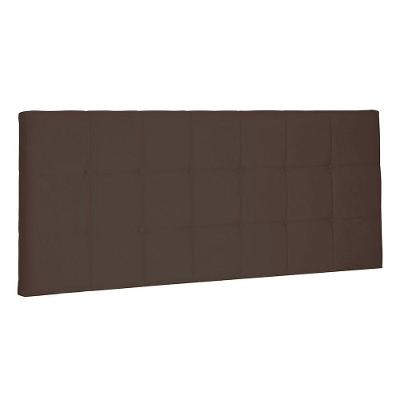 Cabeceira Painel Solteiro 0,90m Verona Suede Marrom Café