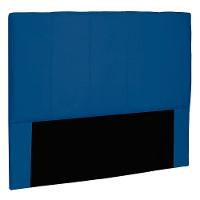 Cabeceira Solteiro 0,90m Ravenna Suede Azul Marinho - 1