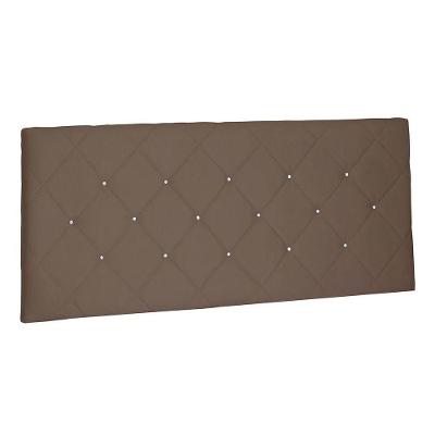 Cabeceira Painel Solteiro 0,90m Tânia Suede Caramelo