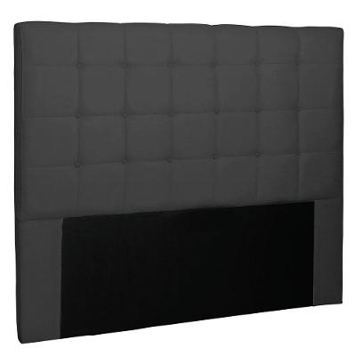 Cabeceira Solteiro 0,90m Verona Suede Preto