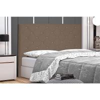 Cabeceira Casal 1,40m Tânia Suede Caramelo
