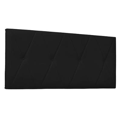 Cabeceira Painel Solteiro 0,90m Aquilla Corano Preto