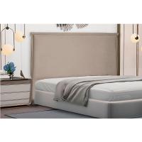 Cabeceira Casal 1,40m Veneza Suede Bege - 6