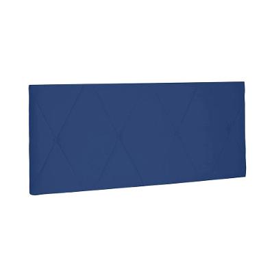 Painel Aquilla Cama Box Casal 140cm Suedeazul Marinho