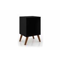 Mesa de Cabeceira Solteiro RT3013 Preto - Movelbento - 1