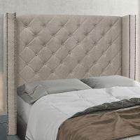 Cabeceira Casal 1,40m Vicenza Linho Rústico Areia - 4