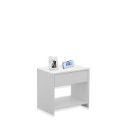 Mesa De Cabeceira 1 Gaveta Trovarelli Branco - 1