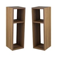 Kit 2 Mesa De Cabeceira Freijó Cama Solteiro Quarto Sala 20cm - 2