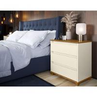 Mesa De Cabeceira Bernardo Off White Freijo